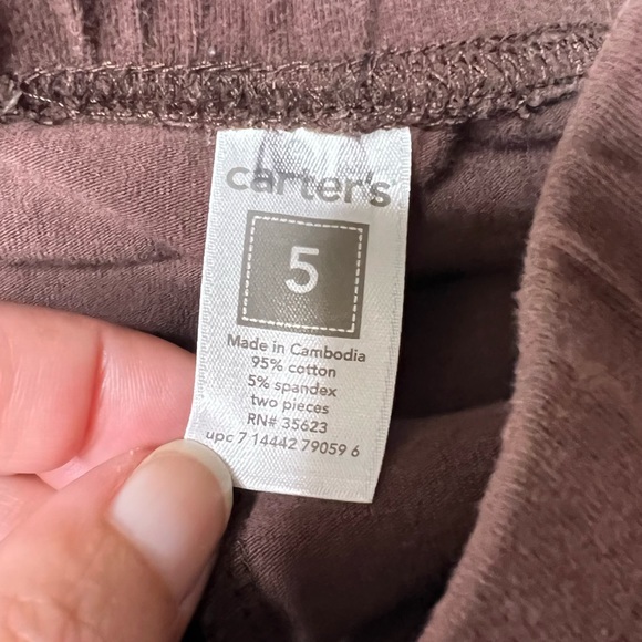 Carter’s & Place Bundle of 5 Pairs of Girl’s Size 5/6 Leggings - Picture 10 of 10